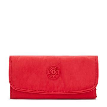 Kipling Money Land Snap Portefeuille Rood | NL 1425EB